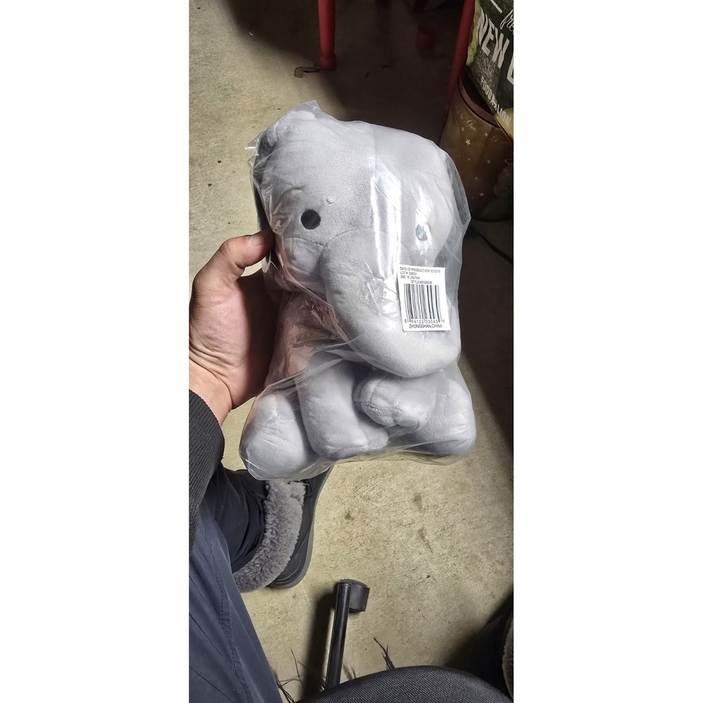 Bedtime Originals 230043E Choo Choo Humphrey Plush Elephant - Gray